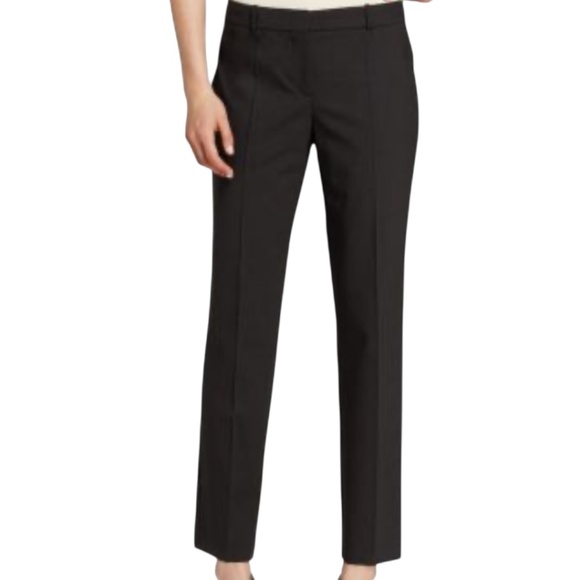 BOSS Tiluna Slim Fit Pants In Charcoal - Picture 1 of 13